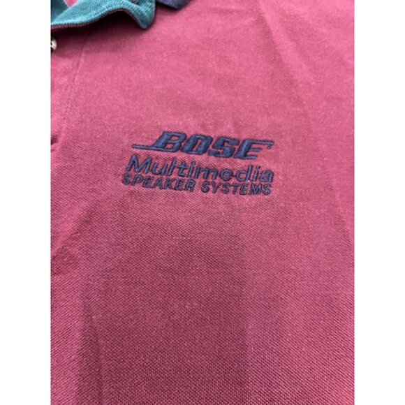 Outer banks Bose speaker system maroon polo Size medium - Picture 2 of 6